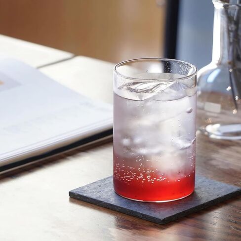 Borosil Drinking Glasses, 12 Oz, Set of 6, BPA Free, Borosilicate Drinking Glass, Clear & Lightweight Water Glass Set, Odor Resistant, Freezer & Dishwasher Safe, Glasses for Juice, Beer & Cocktails in Kuwait