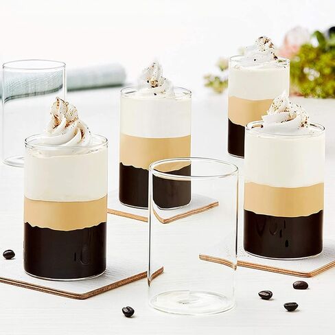 Borosil Drinking Glasses, 12 Oz, Set of 6, BPA Free, Borosilicate Drinking Glass, Clear & Lightweight Water Glass Set, Odor Resistant, Freezer & Dishwasher Safe, Glasses for Juice, Beer & Cocktails in Kuwait