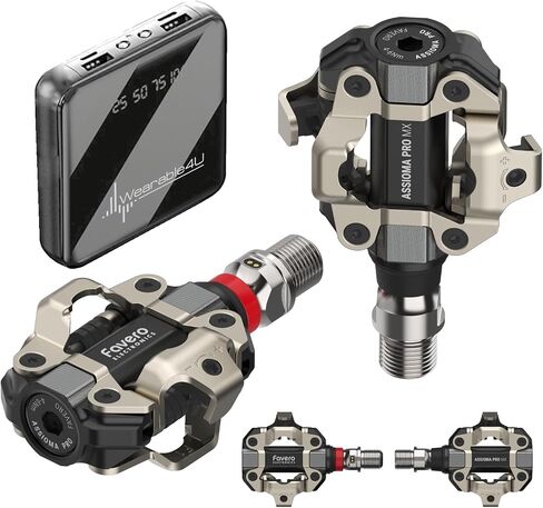 Wearable4U - Favero Assioma Pro MX -1 Power Meter Pike Bike مع حزمة Power Bank in Saudi Arabia