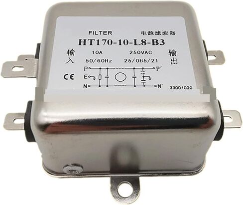 مرشح الطاقة HT170-10-L8-B3 10A مكافحة التداخل in Saudi Arabia