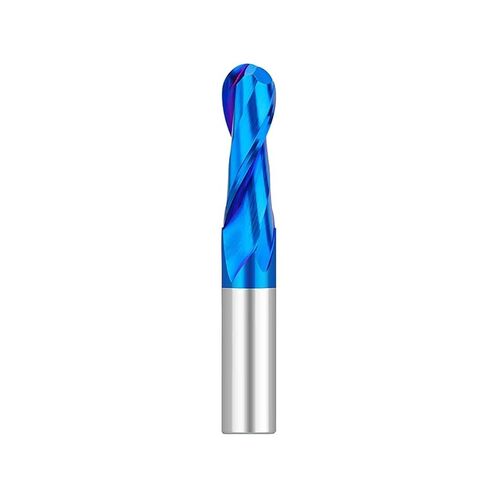 3.175 4 6 8 10 12mm Shank Ball Nose End Mill Carbide Milling Cutter 2 Flute Nano Blue Coated CNC Router Bit for Woodworking(8x8x20x60mm) in Saudi Arabia