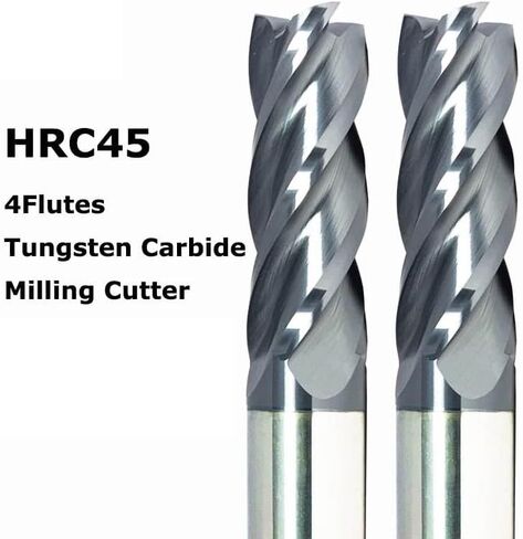 1mm 2mm 4mm 6mm 8mm 10mm 12mm 14mm 16mm 18mm Shank Carbide End Mill HRC45 4 Flutes CNC Tungsten Machine Cutter Tools Square Router Bit(D1.5x4x4x50L-4T) in Saudi Arabia