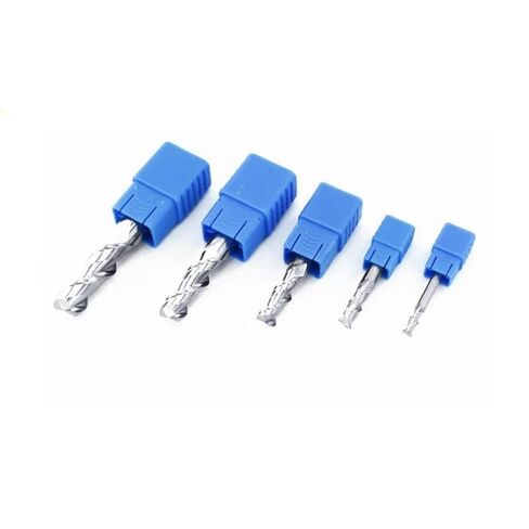 8mm 10mm Shank HRC50 2 Flute Cutting Aluminium Wood Copper Processing CNC Router Tungsten Steel Spiral Bit Milling Cutter Carbide End Mill(1.5X4DX50L-2F) in Saudi Arabia