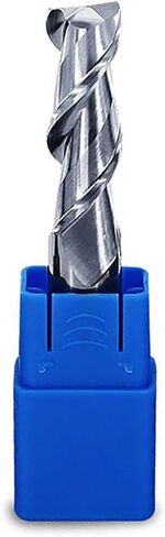8mm 10mm Shank HRC50 2 Flute Cutting Aluminium Wood Copper Processing CNC Router Tungsten Steel Spiral Bit Milling Cutter Carbide End Mill(1.5X4DX50L-2F) in Saudi Arabia
