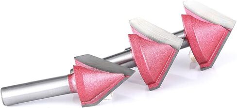 6mm Shank v Bit End Mill CNC 3D Bits Wood Tungsten Carbide 60 90 120 DEG MDF MDF Woodwork Milling Cutters (6x32x60deg) in Saudi Arabia