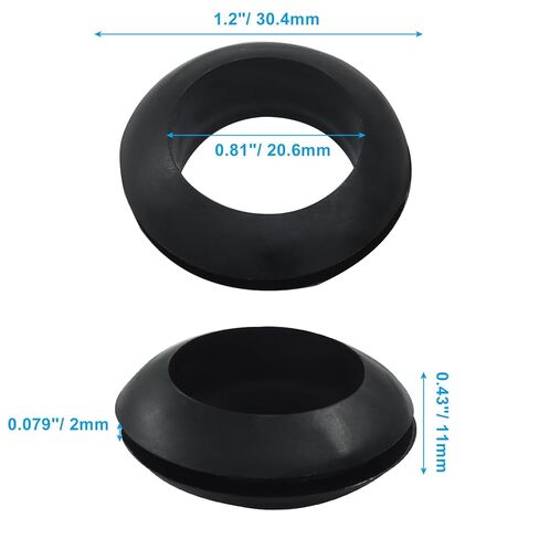 Hordion 12 PCS Rubber Grommet ، 3/4 "ID ، 15/16" حفر ثقب السلك الحلق in Kuwait
