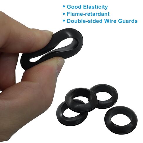 Hordion 12 PCS Rubber Grommet ، 3/4 "ID ، 15/16" حفر ثقب السلك الحلق in Kuwait