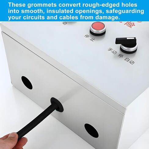 Hordion 12 PCS Rubber Grommet ، 3/4 "ID ، 15/16" حفر ثقب السلك الحلق in Kuwait