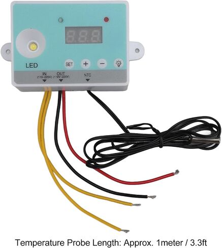 Automatic Incubator Temperature Controller with HD Display, Prec Control & OneKey Start for Birds in Saudi Arabia