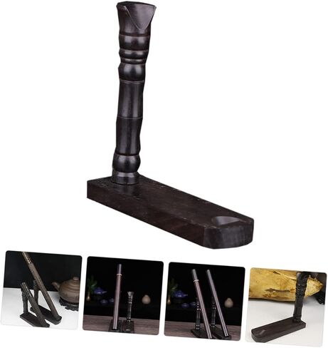 شاشة الفلوت الخشبية حامل Clarinet Rack Storage حامل أنيقة منظم الفلوت لسهولة التثبيت متعددة الاستخدامات للمتانة in Saudi Arabia