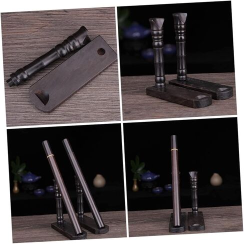 شاشة الفلوت الخشبية حامل Clarinet Rack Storage حامل أنيقة منظم الفلوت لسهولة التثبيت متعددة الاستخدامات للمتانة in Saudi Arabia