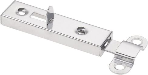 قفل المزلاج الصلبة انزلاق الباب المزلاج ث/المسمار HASP البوابة البوابة سلامة قفل كروم الفضة شقا in Kuwait