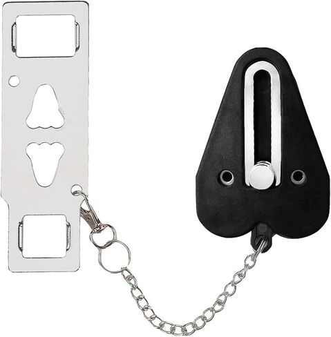 Chain Lock Portable Door Lock Dual Hole Security Door Locker Travel Lock Latch Door Lock in Saudi Arabia