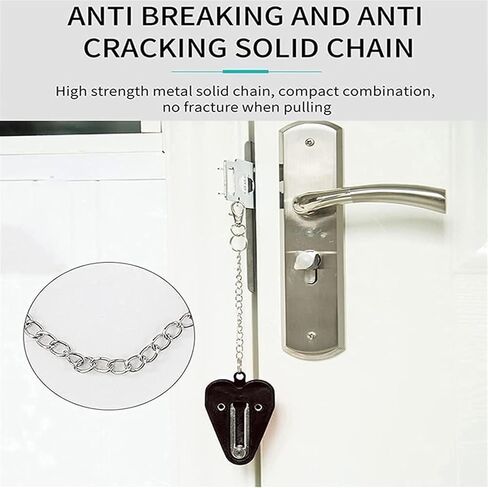 Chain Lock Portable Door Lock Dual Hole Security Door Locker Travel Lock Latch Door Lock in Saudi Arabia