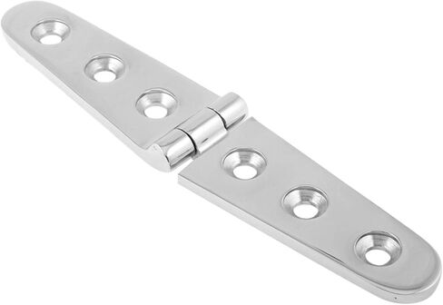 2/4PCS Stainless Steel 316 Marine Hardware Casting Hinge Door Hinge for Boat Yacht RV- Size156X28mm Button in Saudi Arabia