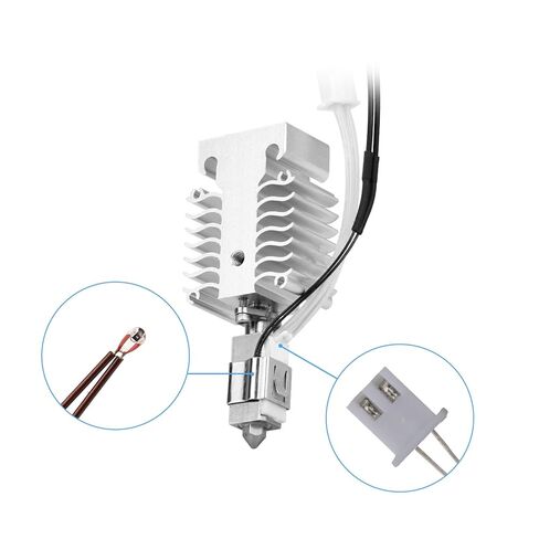 2 Sets Thermistor Kit for Bambu Lab X1/X1C, 300°C High Temperature Thermistor & Cartridge Heater & Retaining Clip Hotend Replacement Parts for 3D Printer Accessories in Kuwait