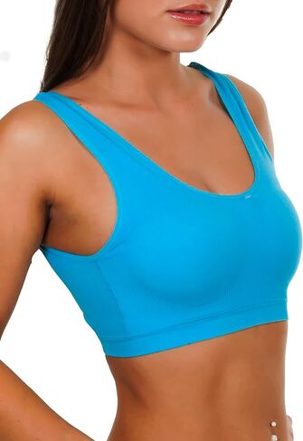 Love My Fashions® Sports Bras for Women Non Padded Soft Stretchy Comfort Push Up Bra for Workout 3-Pack in Saudi Arabia