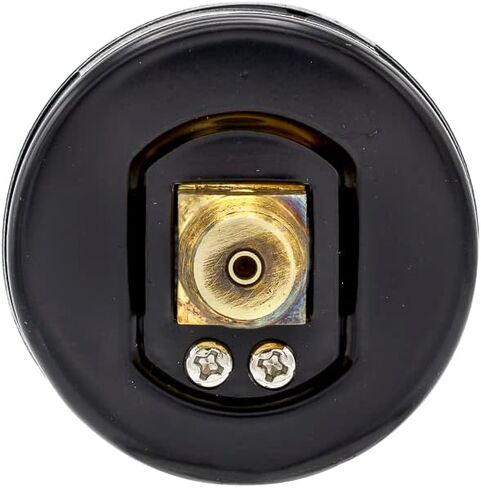 مقياس ضغط تركيب الجفاف الخلفي مع 2 "DIAL ، 0-100 PSI ، 1/8" اتصال NPT الذكور ، مدي الكروم ، الداخلية النحاسية والعدسة البلاستيكية (1) in Saudi Arabia