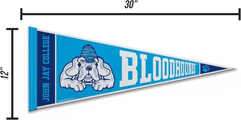 Rico Industries NCAA John Jay Bloodhounds 12 "× 30" in Saudi Arabia