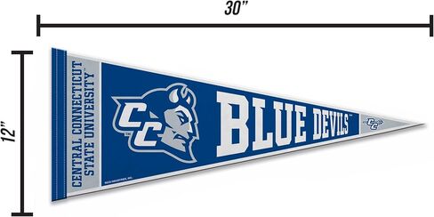 Rico Industries NCAA Central Connecticut Blue Devils 12 "× 30" in Saudi Arabia