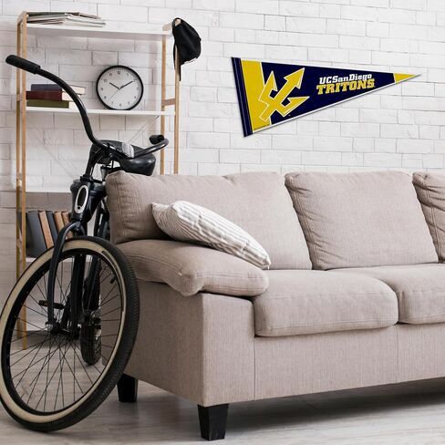 Rico Industries NCAA UC San Diego Tritons 12" x 30" Felt Wall Décor Pennant - Great for Home/Bed Room/Man Cave Décor in Saudi Arabia