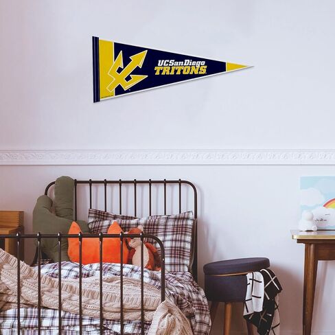 Rico Industries NCAA UC San Diego Tritons 12" x 30" Felt Wall Décor Pennant - Great for Home/Bed Room/Man Cave Décor in Saudi Arabia