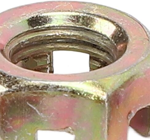 M10 Hex Slotted Nuts Steel Prevention Wheel Axle Hub Castle Nut for Quad Dirt Bike ATV Go Kart in Saudi Arabia