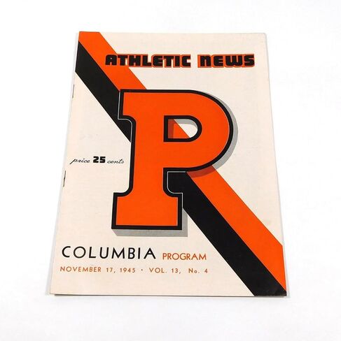 1945 Columbia at Princeton College Football Program 11-17-45 - College Programs in Saudi Arabia