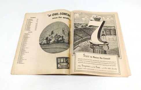 1948 شيكاغو كاردينالز في برنامج لوس أنجلوس رامس كرة القدم NFL 10-31-48-برامج اتحاد كرة القدم الأميركي in Saudi Arabia