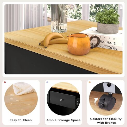 EROMMY Double Tilt Out Trash Can Can Fabing ، 10+9 Gallon Wooden Kitchen Garbage Bin مع وظيفة إزالة الروائح الكريهة ، خزانة تخزين إعادة التدوير مع درج مخبأ لغرفة المعيشة والحمام in Kuwait