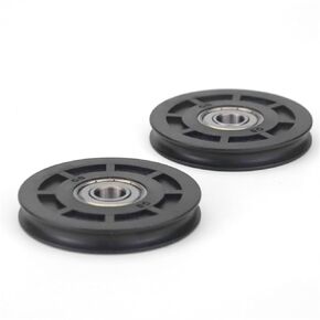 U Groove Roller Wheel عالية التحميل 6000zz Ball تحمل كبير المروحة Colling Armoire Wheel 1060u 10 * 60 * 9mm in Kuwait