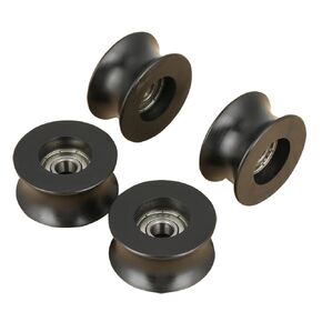 4pcs 0840uu u type u-grove pulley rowdler guide pulley poleas para cuerdas 8x40x20.7mm in Kuwait