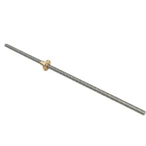 Linear Motion Ball Screw Precision Part T8 Lead Screw Thread Lead 8mm 304 Stainless Steel T8 Trapezoidal Screw and Nut(150mm) in Kuwait
