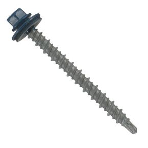 #10x2" Hi-Lo Mini-Driller EPDM Washered Metal Roofing/Siding Fasteners (250 pcs) (Black) in Saudi Arabia