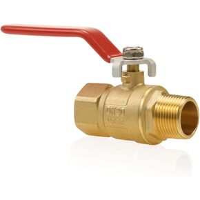 brass 3/4 NPT shut off ball valve, heavy duty full port 1/4 turn hose bib, female to male NPT threaded spigot for outdoor water pipelines in Kuwait