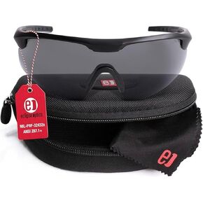 Desert Hawk Shooting Glasses - ANSI Z87.1+, MIL-PRF-32432A, Anti-Fog and Scratch Resistant Safety Glasses with UV Protection in Saudi Arabia