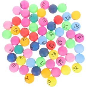 كرات 60pcs كرات ألعاب بلاستيكية سلسة لجمع التبرعات السحب والترفيه الحفلات للاجتماعات السنوية وأنشطة الفصل الدراسي in Kuwait