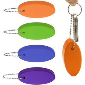 4 Pack Floating Keychain for Boat Keys Waterproof Bright Color Key Floats for Boating Fishing Surfing Kayak Sailing Outdoor Water Sports in Kuwait