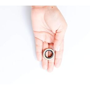 EAI Oil Seal 0.625"x1.000"x0.250" TB Double Lip w/Spring 5/8"x1"x1/4" Outer Metal Case w/Inner NRB Coating in Kuwait