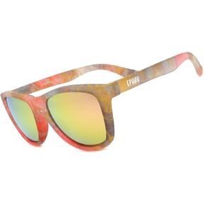 EPHIU Polarized Sports Sunglasses - Mirror Lens Square Frame for Women & Men, No Slip No Bounce Eyewear for Running, Beach in Saudi Arabia