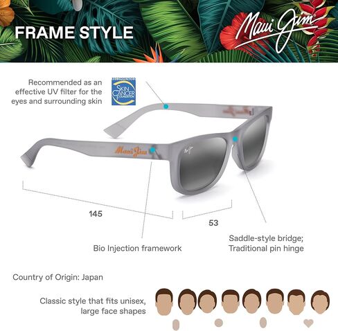 Maui Jim Kaulike Square Sunglasses in Saudi Arabia