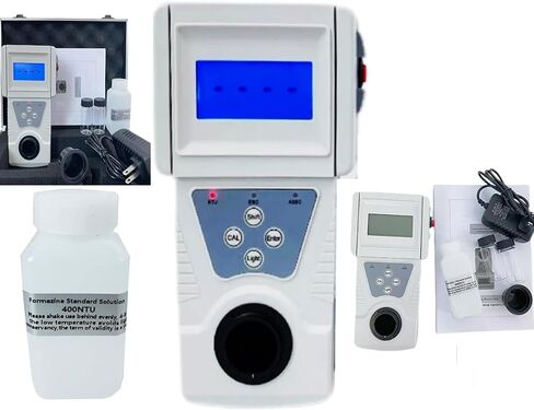 Turbidimeter Kit Tructable Meter Tester مع 0 إلى 200 مؤشر NTU 0.1 NTU 400ntu formazine القياسي القياسي in Saudi Arabia
