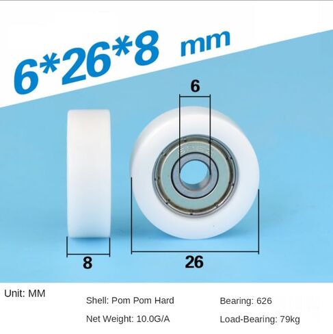F من النوع F Plane Plastic Placley Falt Package Bully 626ZZ BUMLEIS FOR DIY 3D PRINTER DOOR و WILDING BENING Steel in Saudi Arabia