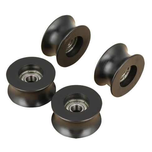 4pcs 0840uu u type u-grove pulley rowdler guide pulley poleas para cuerdas 8x40x20.7mm in Kuwait