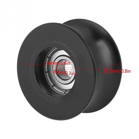 4pcs 0840uu u type u-grove pulley rowdler guide pulley poleas para cuerdas 8x40x20.7mm in Kuwait