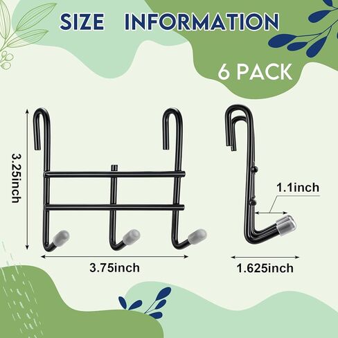 6 حزمة 3 خطاف المرفق لرفف الأسلاك 3.75 "L x 1.625" D x 3.25 "H الأسلاك الرفوف الملحقات الصلب معلقة رف المعدن لمنظم التخزين (أبيض) in Saudi Arabia