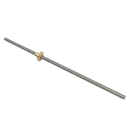 برغي الكرة الخطية الدقة الجزء T8 خيوط المسمار الرصاص 8 مم 304 الفولاذ المقاوم للصدأ T8 منحرف المسمار والمكسر (150 ملم) in Kuwait