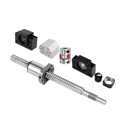 Linear Motion Ball Screw Precision Part SFS1610 C7 Ball Screw 100-1000mm with Machined+1610 Ball Screw+Nut Housing+BKBF12 End Bracket+ Coupler(300mm) in Kuwait