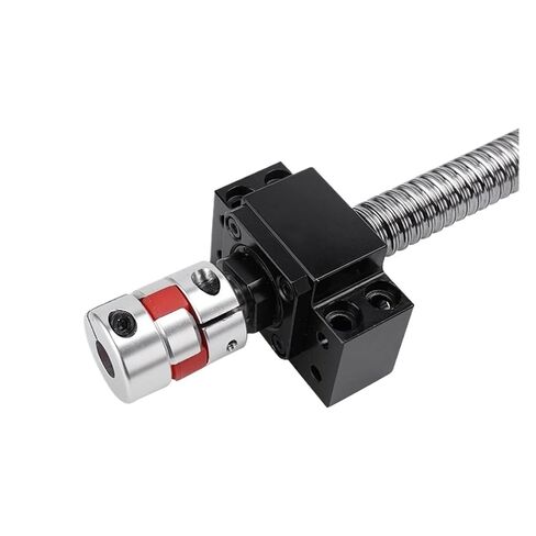 Linear Motion Ball Screw Precision Part SFS1610 C7 Ball Screw 100-1000mm with Machined+1610 Ball Screw+Nut Housing+BKBF12 End Bracket+ Coupler(300mm) in Kuwait
