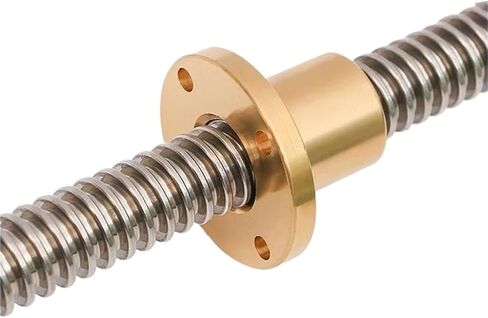 Linear Motion Ball Screw Precision Part Lead 4mm Screw T16 Lead Screw 100-1000mm Large Lead Trapezoidal Screw 3D Printer Part(600mm) in Saudi Arabia